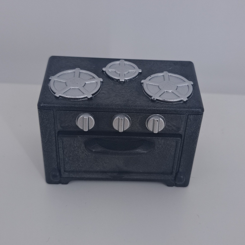 Epoch Sylvanian Families Calico Critters Black Range Stove Oven Dollhouse Toy